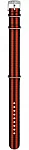 Pasek Materiałowy Certina NATO Czarno-Czerwony 20mm DS PH200M
