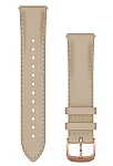 Paski i części Pasek Garmin QuickFit 20mm Approach, Forerunner, Venu, Vivoactive Light Sand Rose Gold PVD 010-12924-21