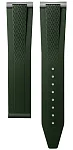 Paski i części Pasek Gumowy Longines Zielony 21mm Conquest Gent L682172905