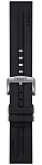 Paski i części Pasek Gumowy Tissot Czarny 22mm Supersport T603047708