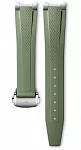 Pasek Gumowy Longines Zielony 17mm Conquest Lady 34mm z Zapięciem Motylkowym