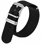 Pasek Luminox NATO Czarny 22mm