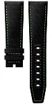 Paski i części Pasek Materiałowy Longines Czarny 22mm Spirit Pilot Flyback Column-Wheel 42 L682166399
