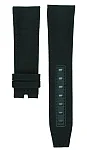 Paski i części Pasek Materiałowy Longines Czarny 22mm Ultra-Chron L682171681