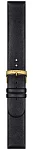 Paski i części Pasek Materiałowy Tissot Czarny 20mm Memphis T604046467