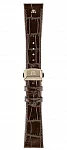Pasek Maurice Lacroix Pontos 20mm Skórzany Brązowy PT6358 z Zapięciem
