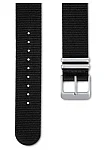 Paski i części Pasek Mudita Textile Charcoal Black 20mm Vegan PASEK-MUDITA-BLK-TX-20