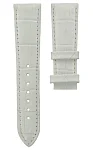 Paski i części Pasek Skórzany Certina Biały 19mm DS Podium Lady Square C610019960