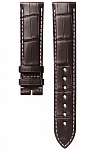 Paski i części Pasek Skórzany Longines Aligator Brązowy 19mm Heritage L682119977