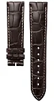 Paski i części Pasek Skórzany Longines Aligator Brązowy 21mm Master Collection L682109818