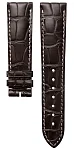 Paski i części Pasek Skórzany Longines Aligator Brązowy XS 21mm Master Collection L682110301