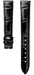 Paski i części Pasek Skórzany Longines Aligator Czarny XL 15mm DolceVita Lady 20.5 L682167690