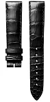 Paski i części Pasek Skórzany Longines Aligator Czarny XL 19mm Conquest Heritage L682171104