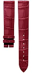 Paski i części Pasek Skórzany Longines Aligator Czerwony XL 16mm La Grande Classique Lady 29 L682167149