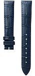 Paski i części Pasek Skórzany Longines Aligator Granatowy XL 15mm Lyre L682163608
