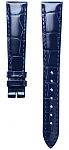 Paski i części Pasek Skórzany Longines Aligator Niebieski XS 15mm DolceVita Lady 20.5 L682167630