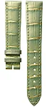 Paski i części Pasek Skórzany Longines Aligator Zielony 16mm Mini DolceVita 21.5 L682170718