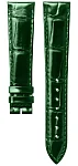 Paski i części Pasek Skórzany Longines Aligator Zielony 17mm DolceVita Lady 23 L682166947