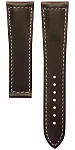 Paski i części Pasek Skórzany Longines Brązowy 22mm Spirit Pilot Flyback Column-Wheel 42 L682165903