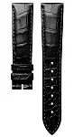 Paski i części Pasek Skórzany Longines Czarny 19mm Flagship Heritage L682119979
