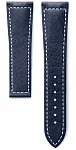 Paski i części Pasek Skórzany Longines Granatowy 21mm Spirit Zulu Time 39 L682169354