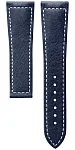 Paski i części Pasek Skórzany Longines Granatowy 22mm Spirit Zulu Time 42 L682165905
