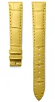 Paski i części Pasek Skórzany Longines Żółty 15mm DolceVita L682165549