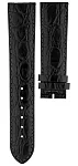 Paski i części Pasek Skórzany Polpora Aligator Czarny XL 20mm Chrobry POLP-PASEK-CHR-ALI-20-18-XL
