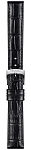 Paski i części Pasek Skórzany Tissot Aligator Czarny 15mm Carson T600045626