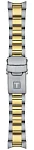Paski i części Bransoleta Stalowa Tissot Bicolor Żółte Złoto Seastar 1000 Lady T605048917