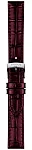 Paski i części Pasek Skórzany Tissot Aligator Bordowy 15mm Carson T600046029