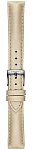 Paski i części Pasek Skórzany Tissot Beżowy 16mm PR 100 T600049321