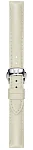 Paski i części Pasek Skórzany Tissot Biały 15mm T-My Lady z Zapięciem Motylkowym T600046064