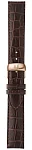 Paski i części Pasek Skórzany Tissot Brązowy 19mm Le Locle z Zapięciem Motylkowym T600044301