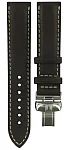 Paski i części Pasek Skórzany Tissot Brązowy 19mm PRC 200 z Zapięciem Motylkowym T600025441
