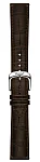 Paski i części Pasek Skórzany Tissot Brązowy 20mm Visodate T600051840