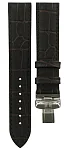 Paski i części Pasek Skórzany Tissot Brązowy 19mm z Zapięciem Motylkowym PRC 200 T600032780