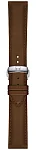 Paski i części Pasek Skórzany Tissot Brązowy 22mm Chemin des Tourelles 42 z Zapięciem Motylkowym T600048721