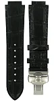 Paski i części Pasek Skórzany Tissot Czarny 14mm TXL Lady z Zapięciem Motylkowym T600031318