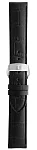 Paski i części Pasek Skórzany Tissot Czarny 19mm Le Locle z Zapięciem Motylkowym. T600013405