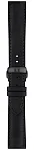Paski i części Pasek Skórzany Tissot Czarny 20mm Chemin des Tourelles 39 z Zapięciem Motylkowym T600049593
