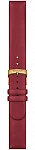 Paski i części Pasek Skórzany Tissot Czerwony 16mm Heritage Memphis T604045961