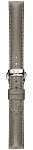 Paski i części Pasek Skórzany Tissot Szary 15mm z Zapięciem Motylkowym T-My Lady T600046071