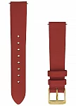 Pasek Sternglas Skórzany Klassik 16mm Hibiskus