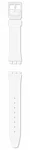 Paski i części Pasek Swatch Gent Biały JUST WHITE SOFT AGW151O