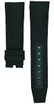 Paski i części Pasek Syntetyczny Longines Czarny XL 22mm Ultra-Chron L682173741