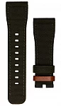 Pasek Tekstylny SEVENFRIDAY Czarno-Brązowy 26mm