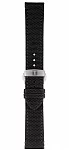 Pasek Materiałowy Tissot Czarny 21mm z Zapięciem Motylkowym Seastar