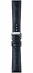 Paski i części Pasek Skórzany Tissot Niebieski 21mm z Zapięciem Motylkowym Gentleman, Chemin Des Tourelles T852041857