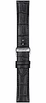 Pasek Skórzany Tissot Czarny 21mm z Zapięciem Motylkowym Visodate